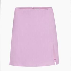 Aritzia Sunday Best Tatiana High Waisted Mini Skirt in Purple Amethyst Lilac Sz4